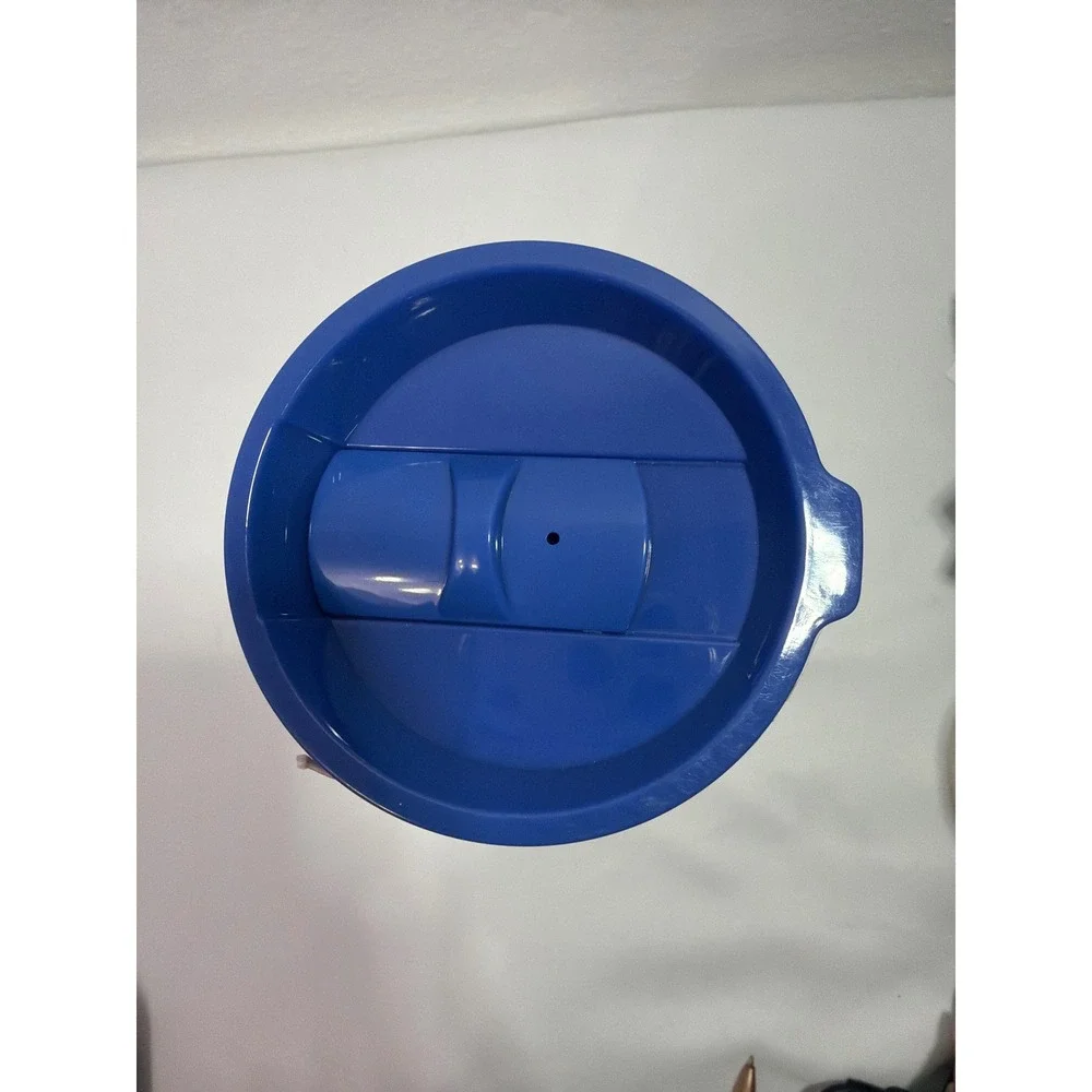 Kate Spade Blue‎ and White Polka Dot Tumbler 24 oz